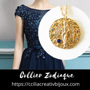 collier zodiaque vierge
