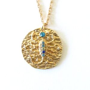 collier zodiaque scorpion