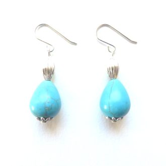 Boucles d'oreilles turquoise