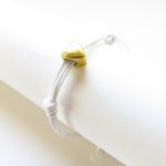 bracelet cœur doré