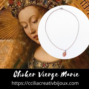 choker vierge marie