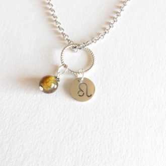 collier zodiac lion