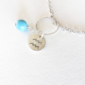 collier zodiac verseau