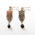boucles d'oreilles chouette