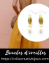 boucles d'oreilles nacre