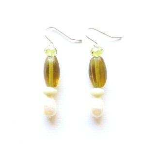 boucles d'oreilles nacre