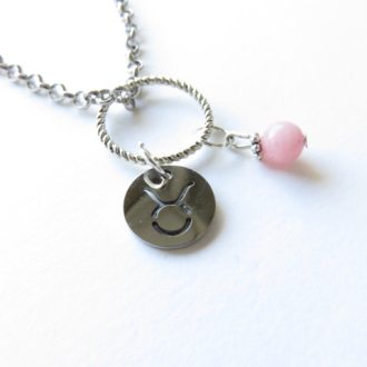 collier zodiac taureau