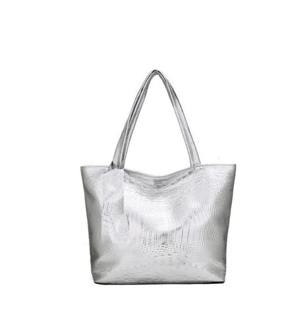 sac épaule argenté