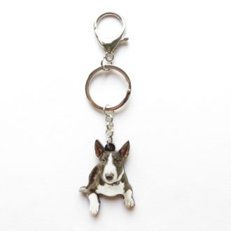 porte-clés bull terrier