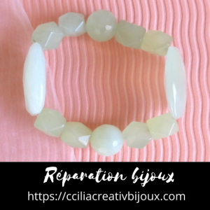 bracelet jade après reparation