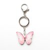 porte-clés papillon rose