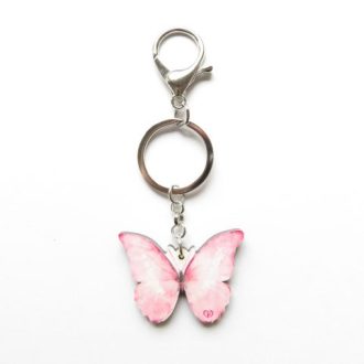 papillon rose