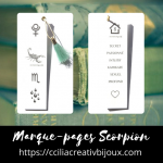 marque-pages scorpion