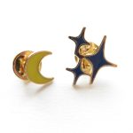 pin's étoiles lune