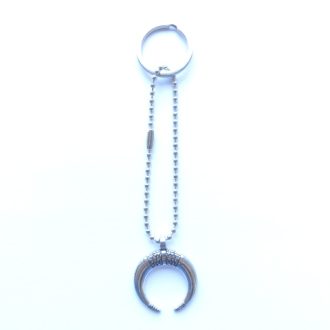 porte-clefs lune