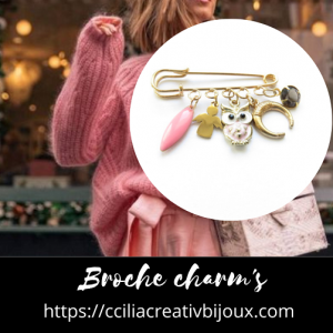 Broche charms