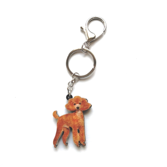 porte-clés caniche