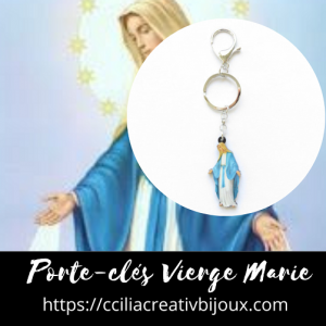 porte-cles vierge marie