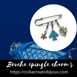 broche épingle poisson