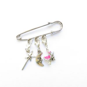 broche épingle sorcière