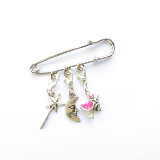 broche épingle sorcière