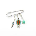broche épingle montgolfière