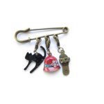 broche épingle chat