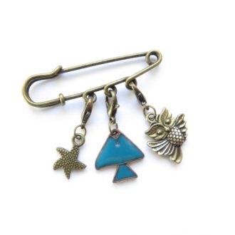 broche épingle poisson