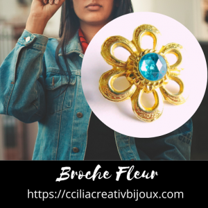 broche fleur
