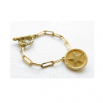 bracelet étoile dorée