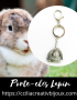 porte cles lapin