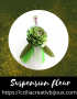 suspension fleur decorative