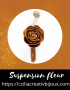 suspension fleur decorative