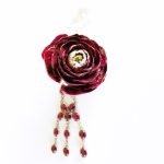 suspension fleur décorative