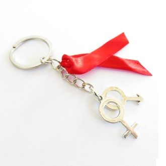 porte-clés sidaction