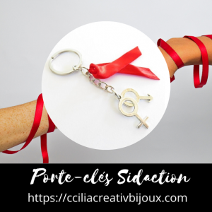 porte-clés sidaction