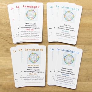 cartes des 12 maisons