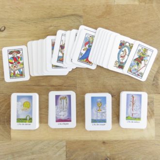 mini-tarot 78 arcanes